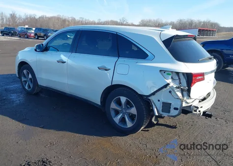 2016 Acura Mdx Acurawatch Plus Package z USA, uszkodzony, nr VIN 5FRYD4H2XGB014311